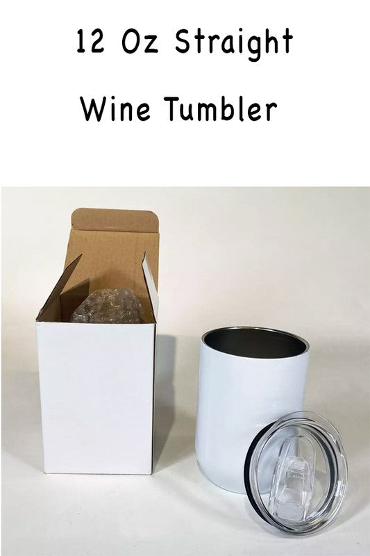 Time To Wine Down Graphic Wine Tumbler