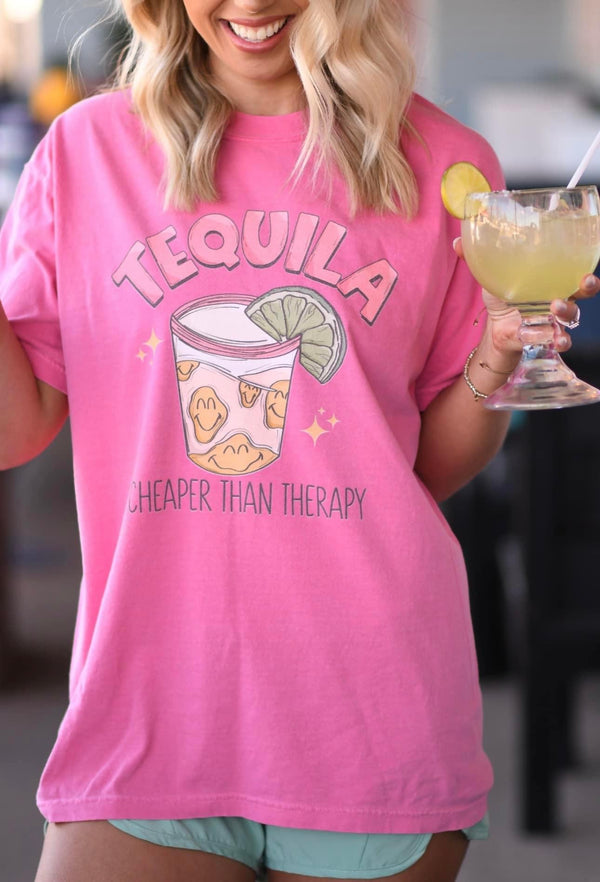 Tequila is cheaper than therapy tee