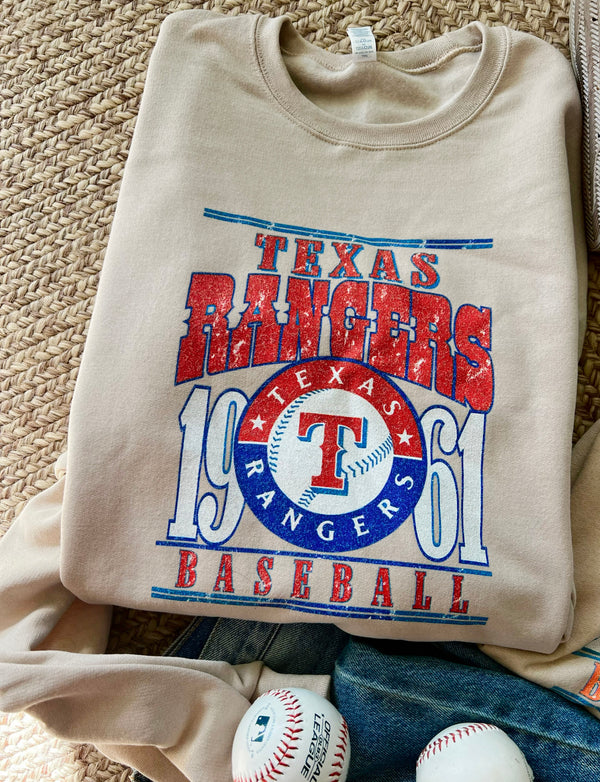 Classic Texas Rangers sweatshirt or tee