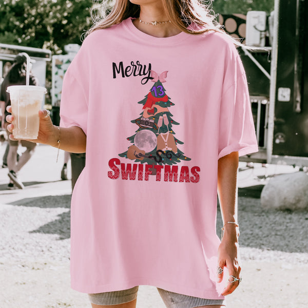 Merry Swiftmas tree tee (adult or youth)