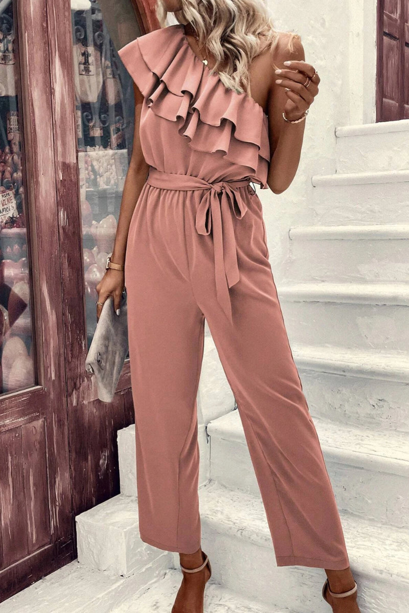 Ruffle-trimmed Jumpsuit