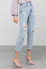 HIGH RISE GIRLFRIEND JEANS