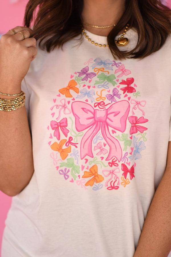 Easter egg of Bows tee (adult or youth)