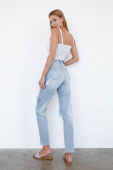 MID-RISE LOOSE FIT JEANS