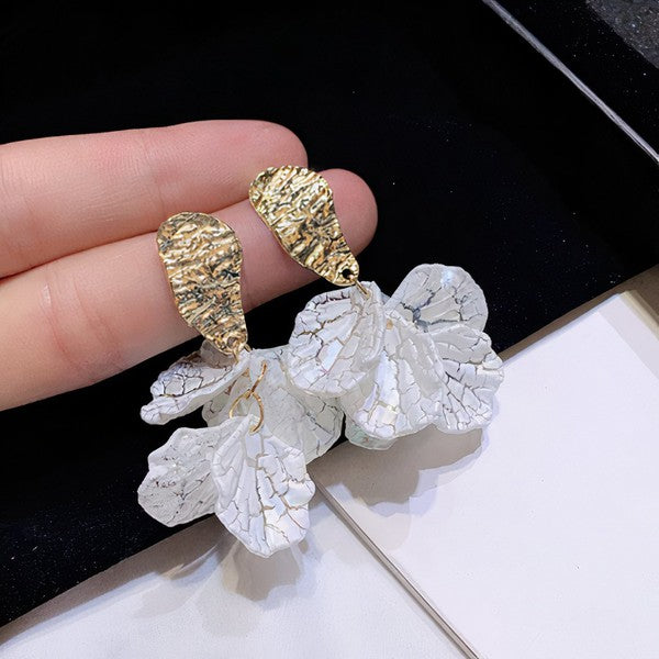 Layered Flower Earrings