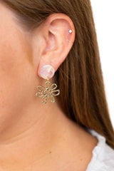 Lily Earrings - Iridescent Pastel