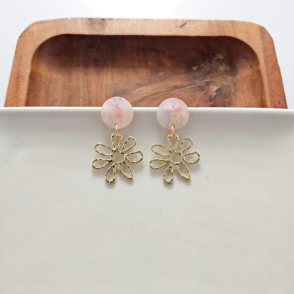 Lily Earrings - Iridescent Pastel