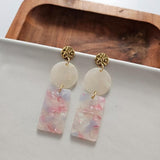 Nora Earrings - Iridescent Pastel