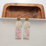 Nora Earrings - Iridescent Pastel