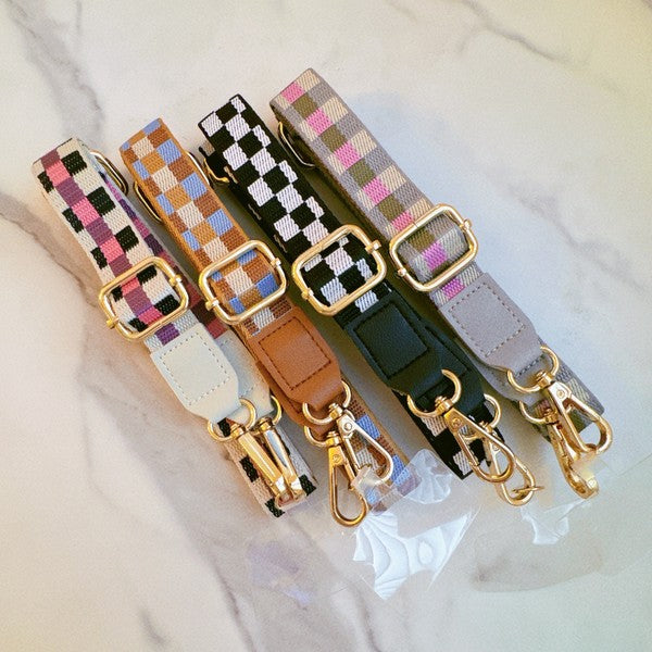 Checkered Crossbody Phone Lanyard