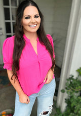 Rachel Pink blouse