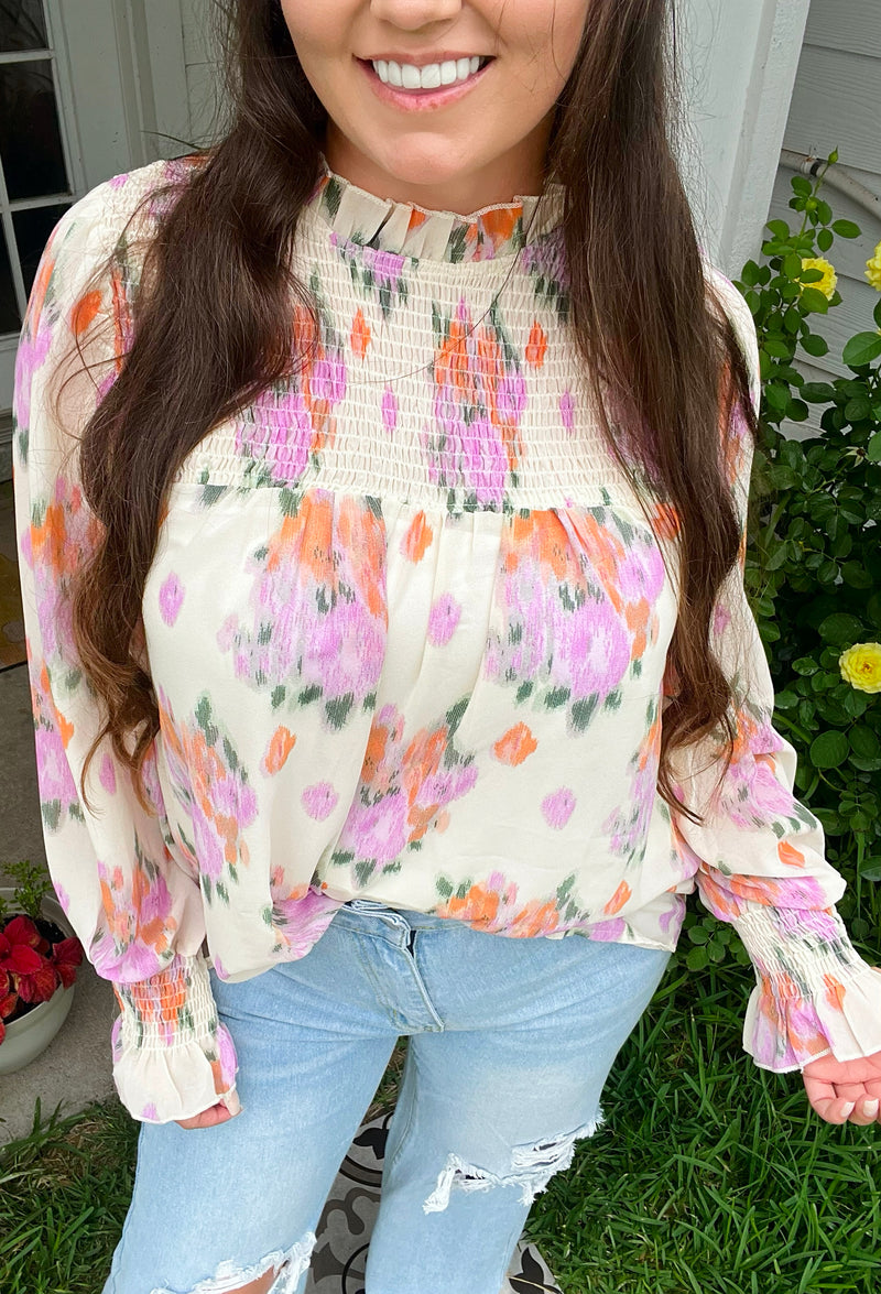 Vintage spring blouse