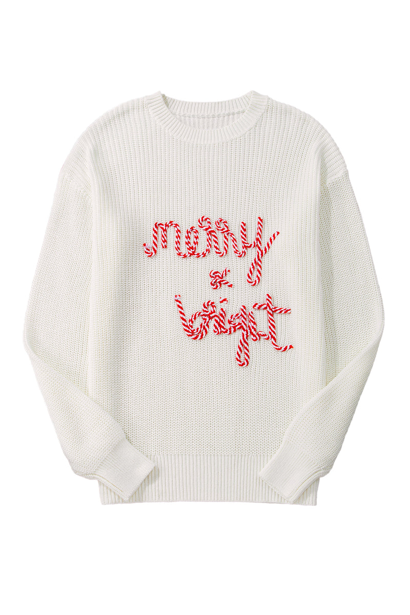 Bright White Merry & Bright Christmas Sweater