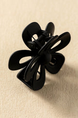 Camel Sweet Hollowed Flower Shape Claw Clip