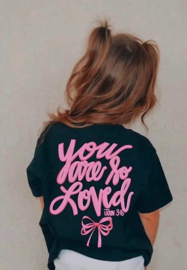 Youth - YOU are loved front/back tee