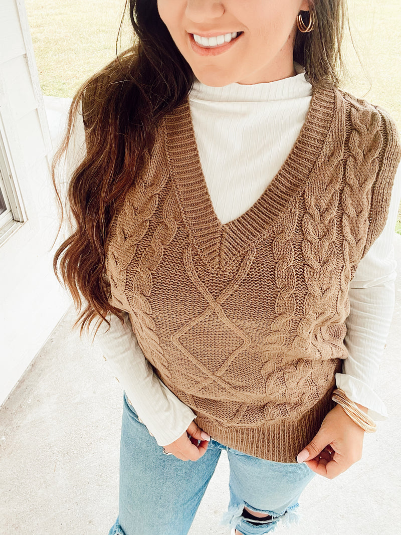 Luxury Knit Sweater Vest