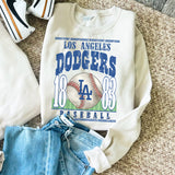 Classic LA Dogers baseball tee or sweater