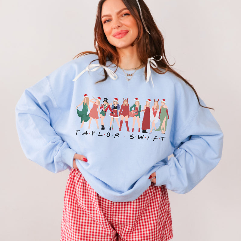 Taylor Swift Christmas outfits sweatshirt (adult and youth)