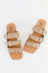 D-LANA-02-STUDED, FLAT, SANDALS