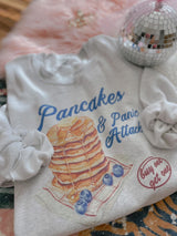 Pancakes and panic attacks sweatshirt