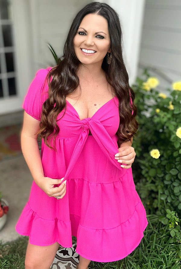 Hot Pink Delight dress