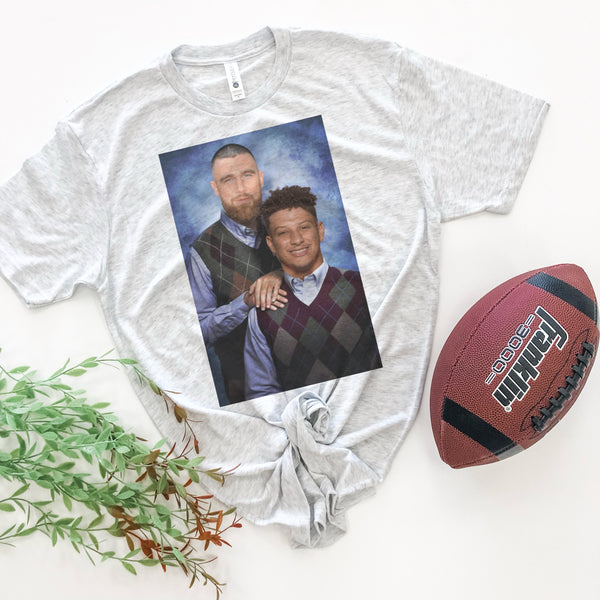 Step Brother Travis and Mahomes tee