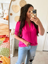 Rachel Pink blouse