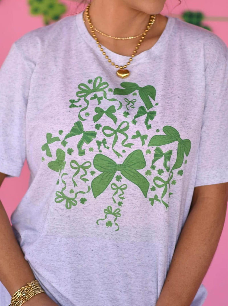 Clover of Bows ash tee