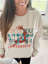 North Pole University Cute Sweatshirt