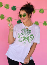 Clover of Bows ash tee