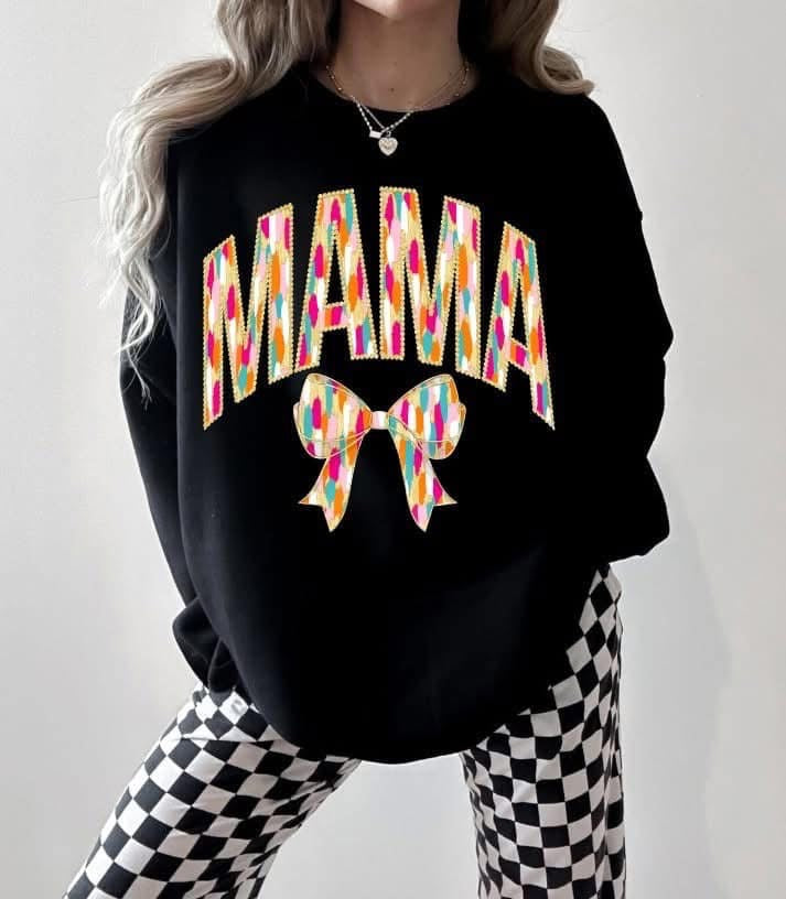 Vivid painted design (Mama, teacher or nurse) sweatshirt