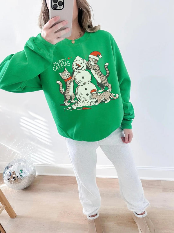 Merry Catmas Sweatshirt