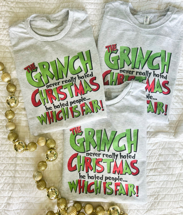 The Grinch never hated Christmas…