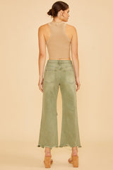 Annie Wear Distressed Raw Hem Jeans