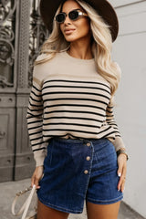 Bluing Asymmetric Wrapped Buttoned High Waist Denim Shorts