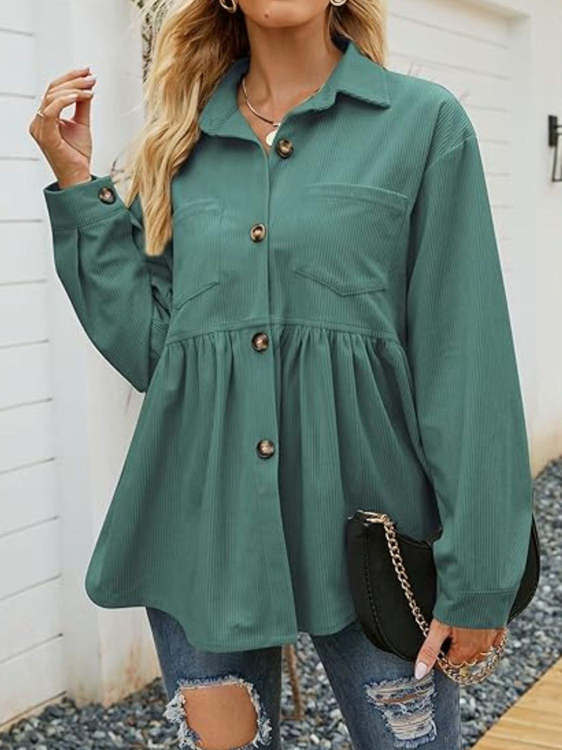 Mandy Button Up Long Sleeve Shirt