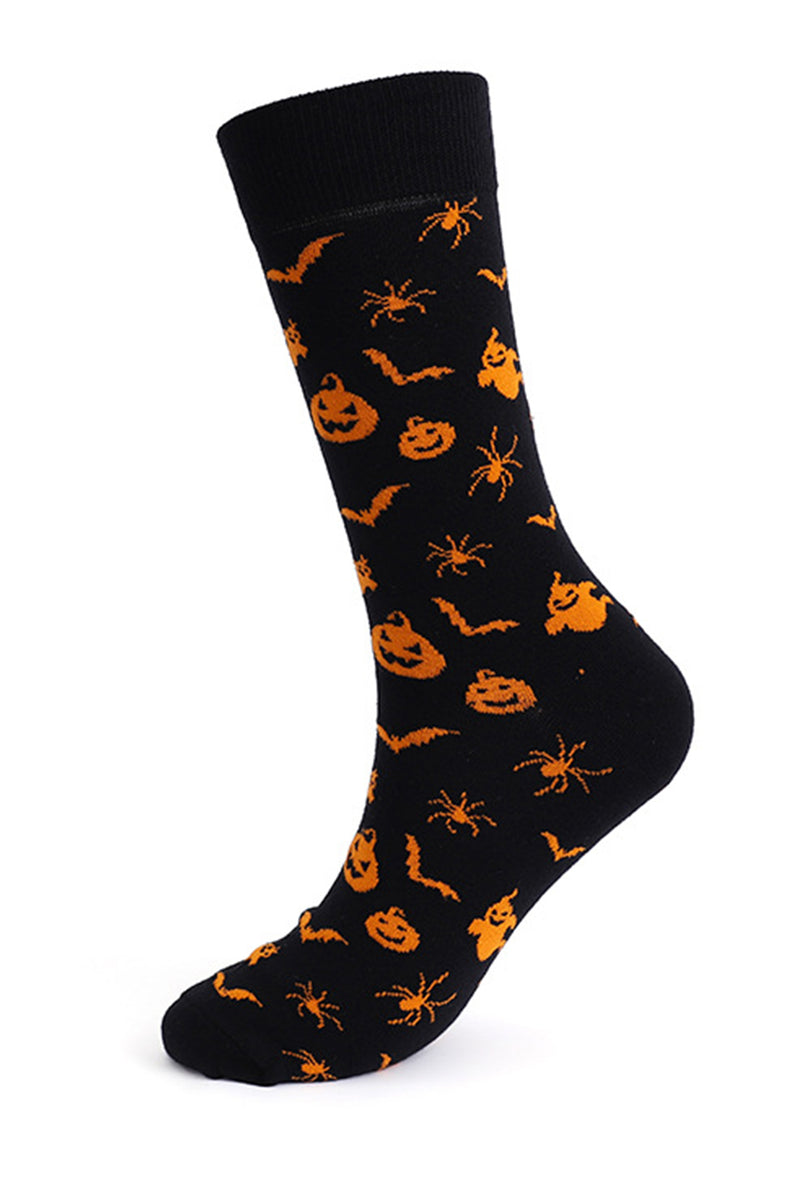 Black Spooky Season Funny Halloween Socks