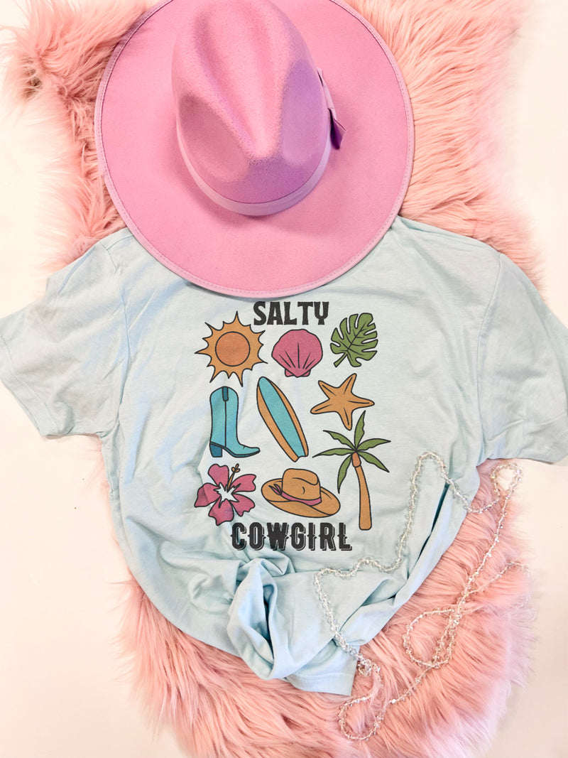 Salty Cowgirl tee