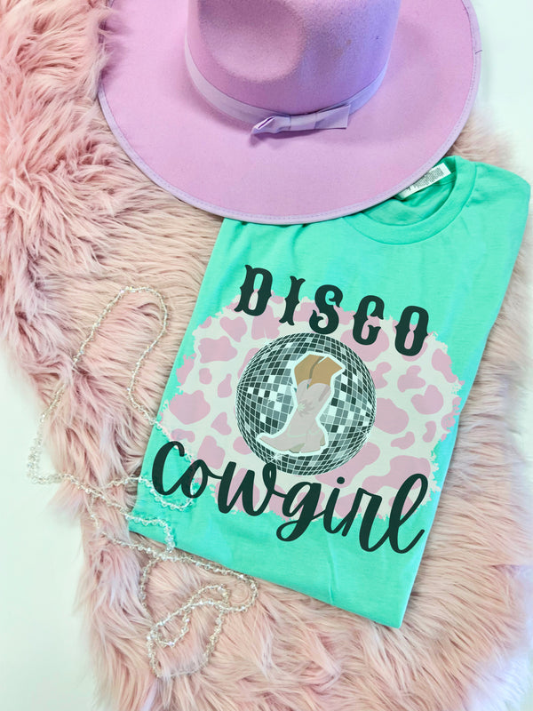 Disco Cowgirl tee