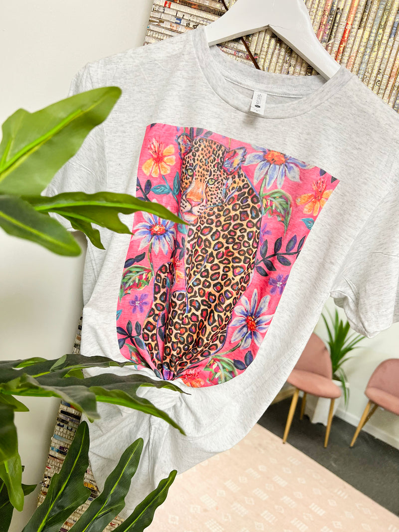 Vivid Leopard Art Tee