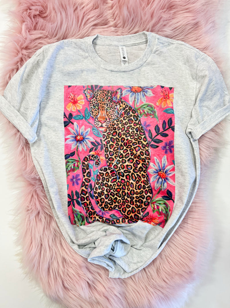 Vivid Leopard Art Tee