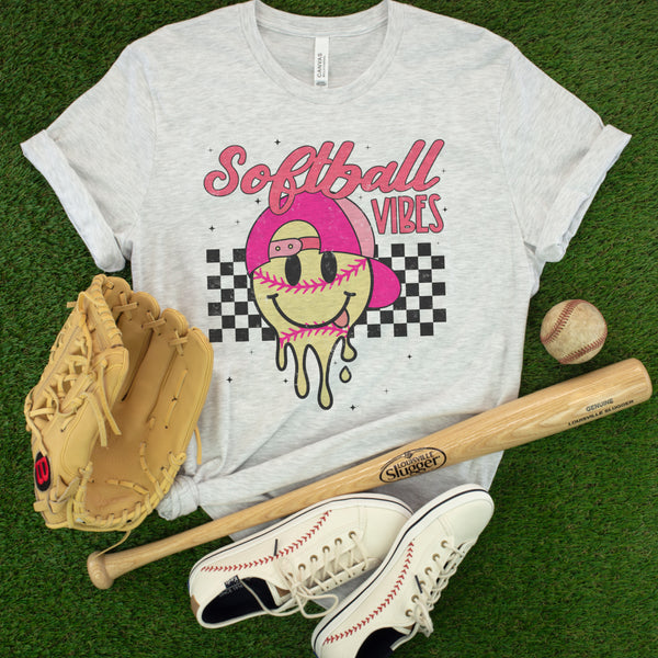 Softball vibes tee