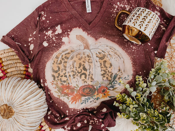 Leopard Pumpkin Tee