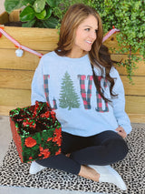 Love Christmas tree sweater