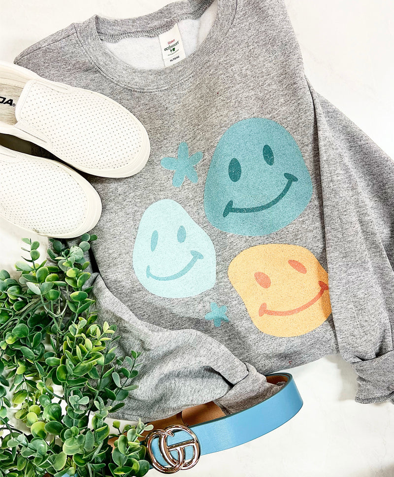 Wavy Smiley Sweater