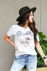 Wander Buffalo Heart Tee