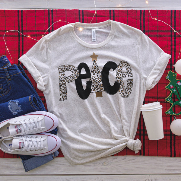 Peace Christmas tee