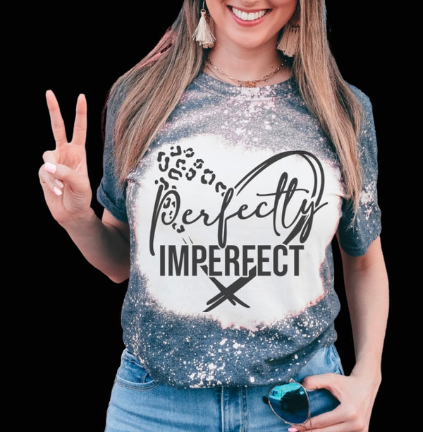 Perfectly imperfect bleach tee