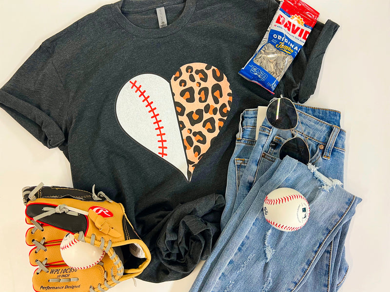 Baseball Heart tee