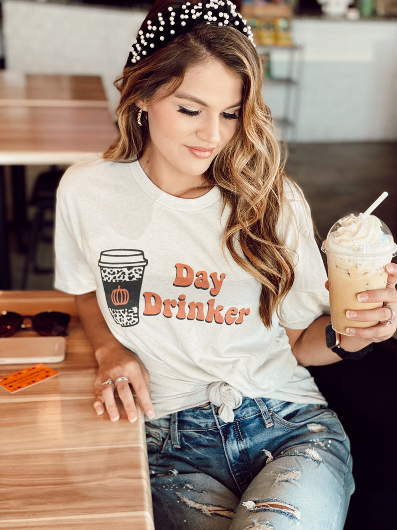 Day drinker 🎃 coffee tee